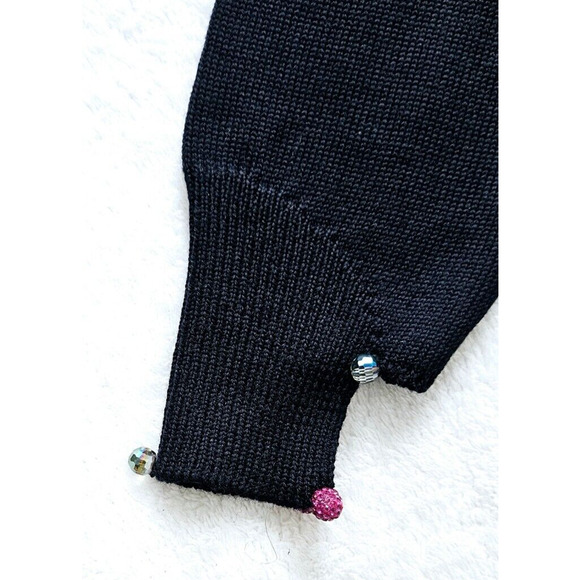 STEFANO MORTARI Italy embellished "resort ready" goop sweater nwt $480 it-40 / s - Picture 7 of 11